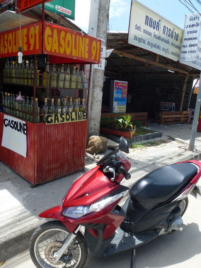 die Inseltankstelle...