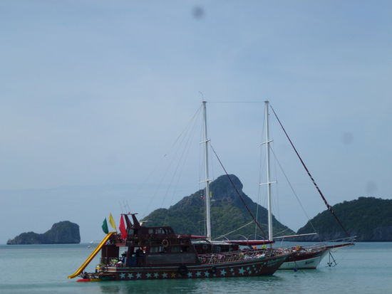 rutschender Weise käme man auch ins Wasser