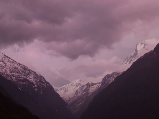 Manchmal hat ein Unwetter auch schöne Seiten, wenn man nicht drin steht