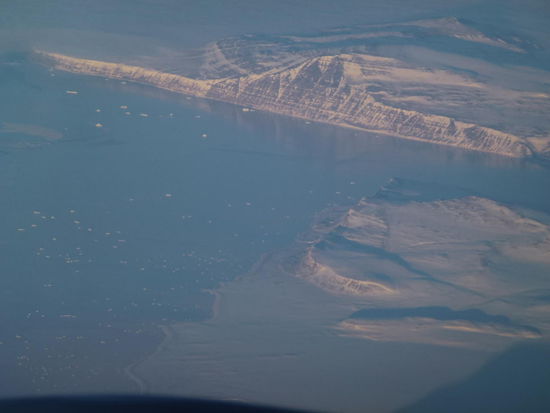 da sind klitzekleine Eisberge im Wasser...