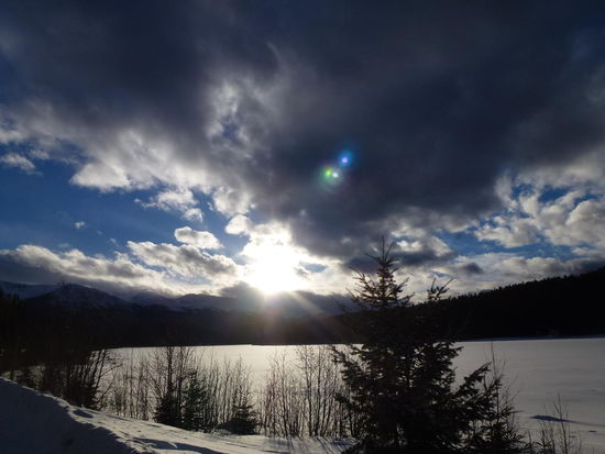 Wintersonne am Patricialake