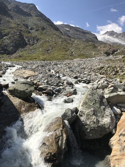 Die Welt des Gletschers, nachdem er sich zurück gezogen hat
