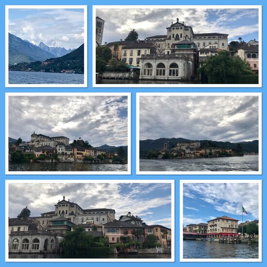 Zweigeteiltes Wetter am See, Ausblicke vom Boot