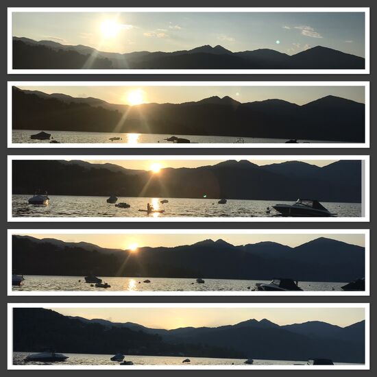 Sonnenuntergang am See