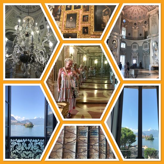 Prächtiger Palast der Isola Bella