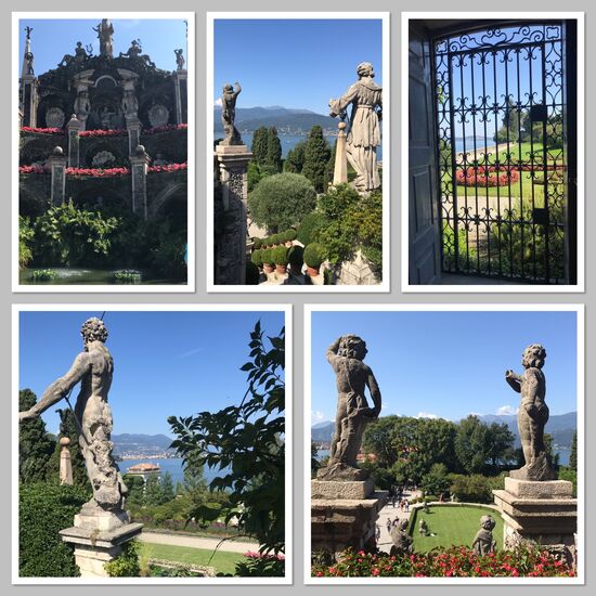 Prachtvoller Garten seinerzeit zum Lustwandeln