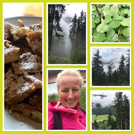 Nachher! Abstieg tiefenentspannt ins Tal