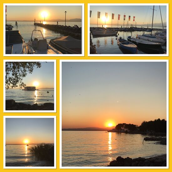Und zum Ausklang eines glücklichen Tages darf der Sonnenuntergang nicht fehlen!