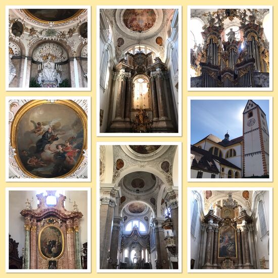 Prachtvolle Pfarrkirche zu Füssen