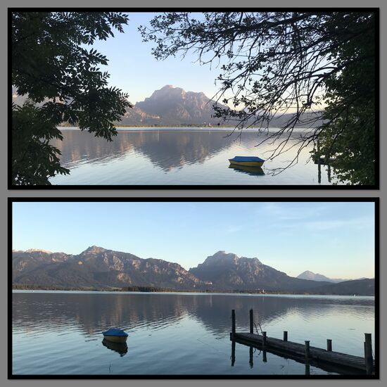 Idyllischer Abschied!