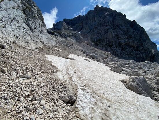 Ein bissel Schnee im August