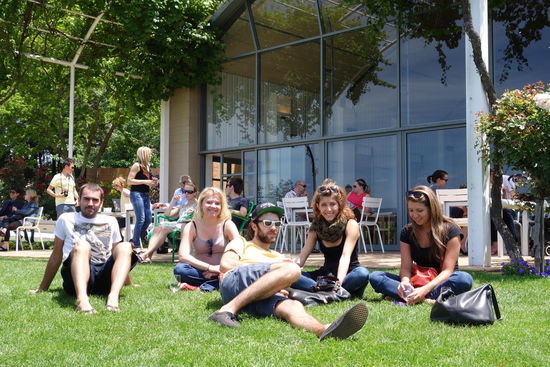 Mit den Franzosen bei der Weinprobe