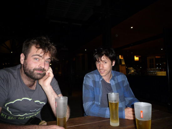 ...und ein letztes Bier mit Marton, meinem Mitbewohner auf Zeit