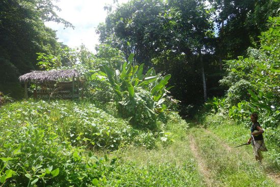 Entlang der "Straße"