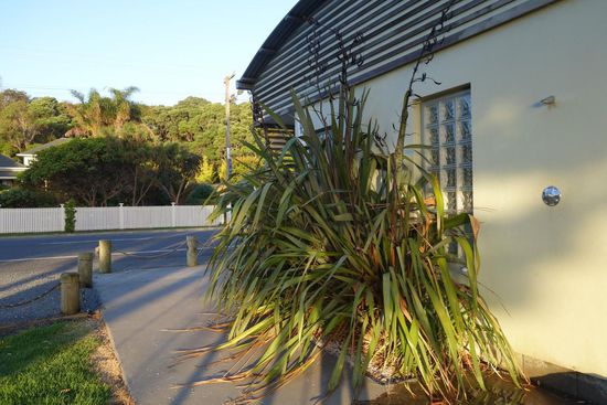 Und nach der schweißtreibenden Wanderung: Eine der beliebten Kaltwasser-Außenduschen