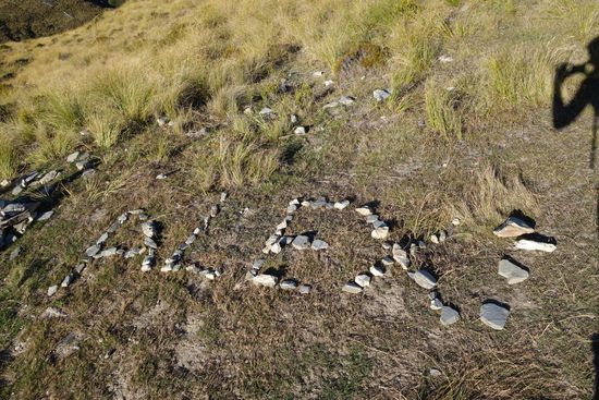 Auf dem Weg zum Bowen Peak. 
(Nie kann man mal irgendwo die erste Alex sein!)