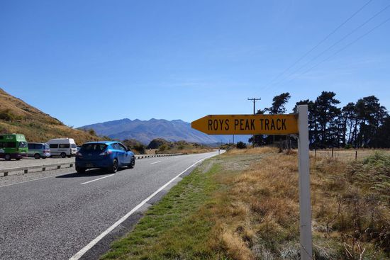 ...bis zum Startpunkt der Gipfelbesteigung...