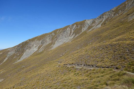 Eintöniger Aufstieg