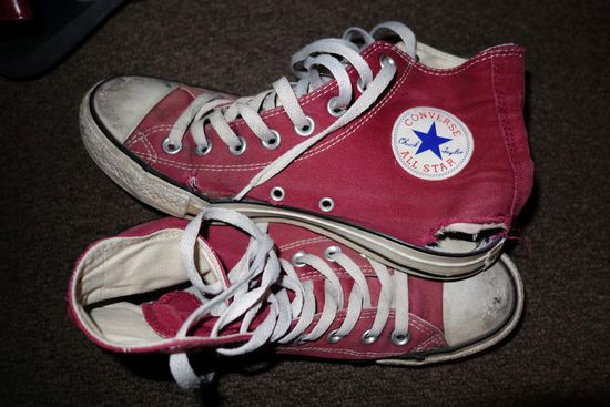 ...sowie der Abschied von bislang so treuen nun aber ausgedienten Reisekameraden