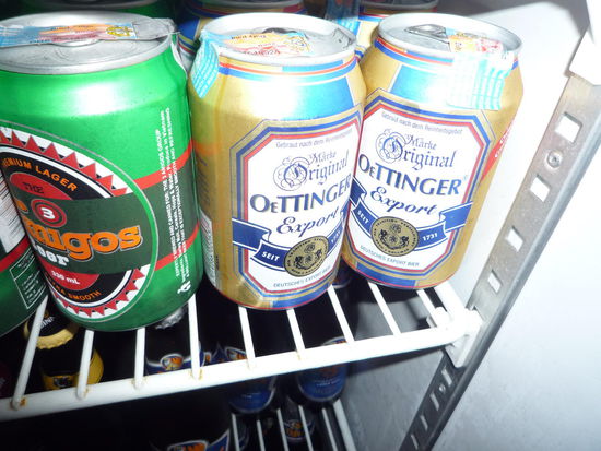 ...übrigens auch die Bierpreise; Alkohol ist hier ganz schön hoch besteuert!