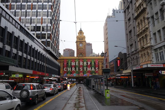 Flinders Station...Knotenpunkt des ÖPNV