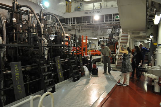 Ein kleiner Teil des Maschinenraums