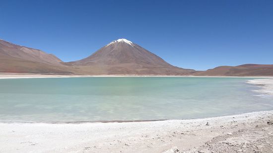 Erster Stop - Laguna verde