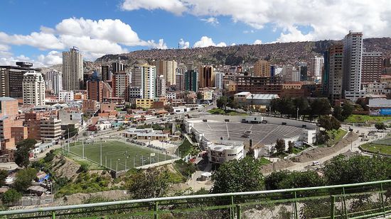 Blick auf die neue City