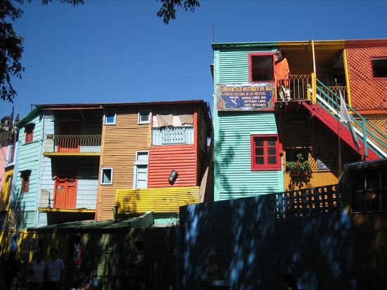 Häuser in La Boca