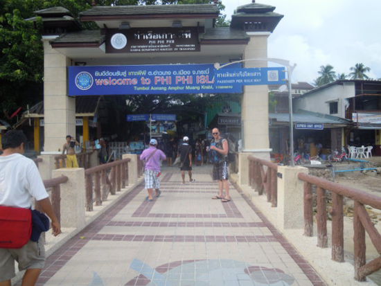 Ankunft auf Phi Phi Island