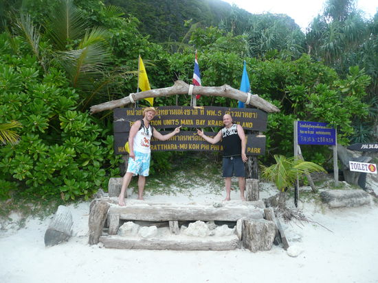 Angekommen auf Maya Bay