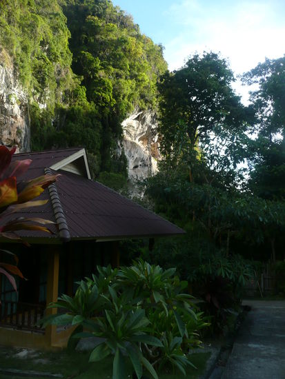 Aussicht von unserem Bungalow
