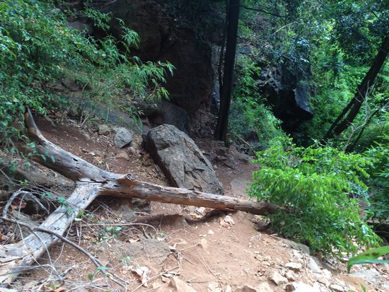 Hier gings dann wieder runter....