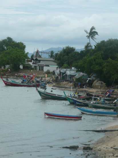 In solchen Hütten wohnen viele Einheimische