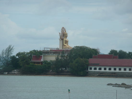 Big Buddah auf Samui....nicht wirklich spannend! Da kommt in Hong Kong noch nen größerer 