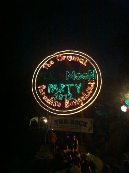 Das Wahrzeichen dieser Party...in der Bungalow-Anlage war an Schlaf in dieser Nacht nicht zu denken 