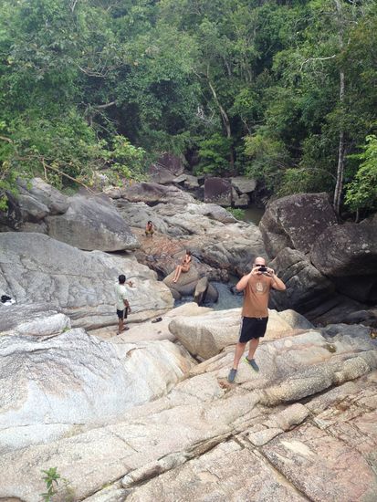 Wie ich bereits geschrieben hatte....mehr Steine als Wasser