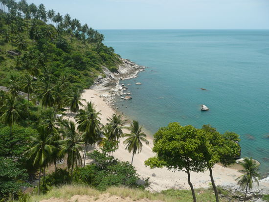 Hier sind wir dann bereits in der Sackgasse angekommen....das ist das ursprüngliche Ziel von oben...der Waterfall Beach