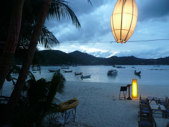 Blaue Stunde am Strand...