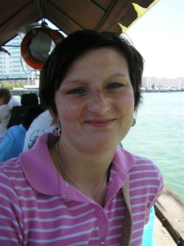 und Kerstin auf einem Abra