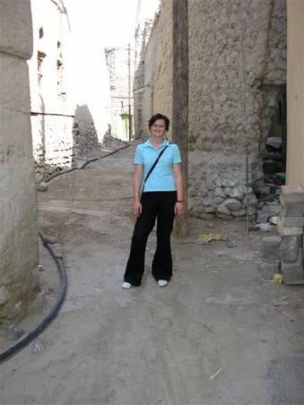 ich in der "Stadt" um das Fort herum