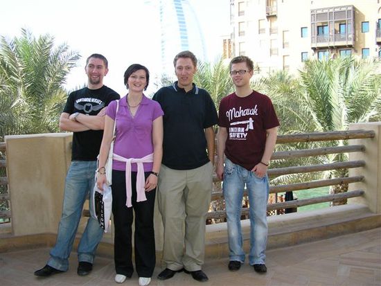 Steffen, ich, Tobias und Sebastian