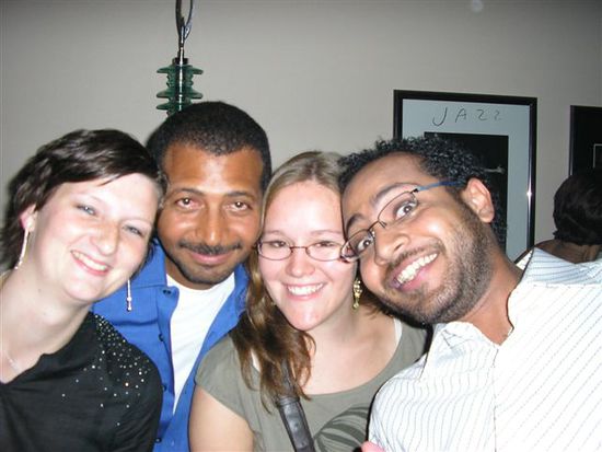 ich, Moayad, Vera und Ahmed