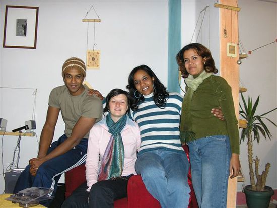 Saeed, ich, Dalia und ihre beste Freundin