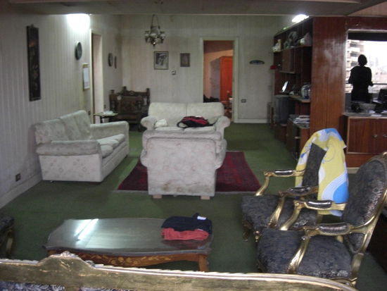 Und nochmal von der anderen Seite - und ganz hinten durch ist mein Zimmer 