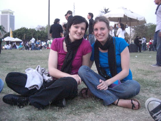 Katie und ich, sowie Narida (die aber ein bißchen fotoscheu ist)