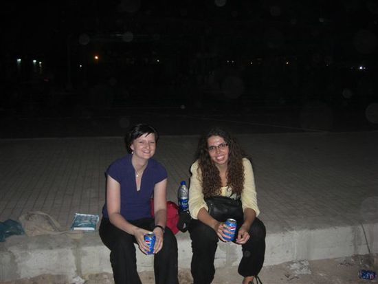 Alejandra und ich - fertig, aber immer noch faehig zu lachen!