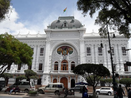 Stadtverwaltung in Sucre, der "weißen Stadt"