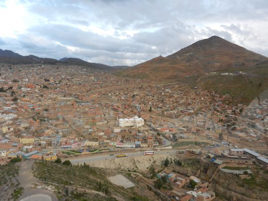 Potosí mit dem Silberberg Cerro Rico