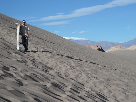 Schnee nur in der Entfernung